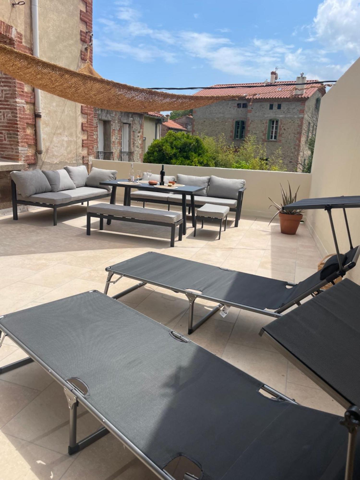 Appartement Neuf, Grande Terrasse Plein Sud Laroque-des-Alberes Ngoại thất bức ảnh